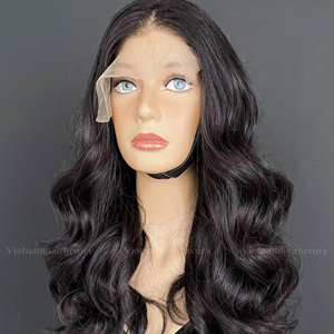 100% extensions de cheveux humains naturels Remy perruques ondulées et styles de vague d'eau de cheveux vietnamiens bruts non transformés - Product Image 1