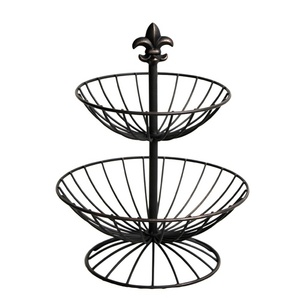 Cesta de Frutas Metálica, Ideal para Familias que Necesitan un Amplio Espacio de Almacenamiento, con Diseño de Ventilación Abierta - Product Image 1