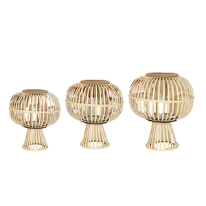 Bougeoir à bougie chauffe-plat de forme ronde moderne de qualité supérieure pour ajouter un élément cadeau de type lanterne d'entrée tactile décorative - Product Image 2