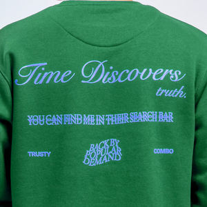 Wholesale <b>Men</b> <b>Crewneck</b> <b>Sweatshirt</b> Fleece Cotton Polyester Blend Solid Color Long Sleeve Pullover Comfortable <b>Men's</b> <b>Sweatshirt</b> - Product Image 3