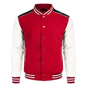 Latest Design OEM Custom College Satin Letterman Varsity Jackets Custom Logo Chenille <b>Patches</b> Varsity Baseball Jacket - Product Image 2