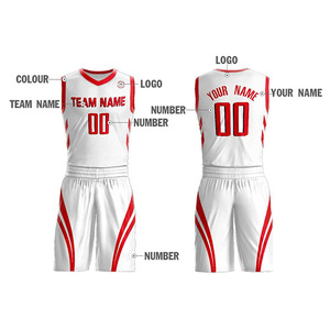 Vente en gros uniforme de basket-ball vêtements personnalisés uniforme de basket-ball vêtements de sport pour jeunes équipe maillot de basket-ball ensemble uniforme de shorts - Product Image 5