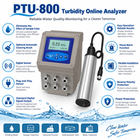 Analyseur de turbidité numérique en ligne PTU800 POM avec capteur RS485 Modbus pour le traitement de l'eau, corps du capteur en acier inoxydable SUS316L, plage de mesure 0,01-4000