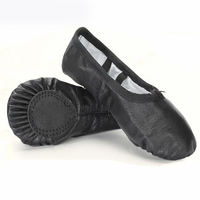 Chaussures de ballet à la mode Pantoufles de danse en toile élégantes, chaussures légères Slim Fit pour femmes et filles Entraînement quotidien