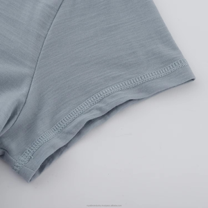 เสื้อยืดคอกลมแขนสั้นสำหรับผู้หญิง, เสื้อยืดลำลองคอกลมแขนสั้นผ้าฝ้าย100% เป็นมิตรต่อสิ่งแวดล้อมปรับสีและขนาดได้ - Product Image 4