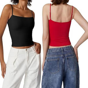 Solid Color Unique Design Women Tank Top Customized Logo Women Tank Top Hot Sale Women Tank Top - Product Image 6