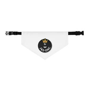 Collier bandana conique pour animaux de compagnie avec motif lettres, réglable, en polyester 100% - Product Image 2