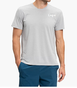 Men's Short Sleeve T-Shirt 100% Polyester Imported Pull On closure <b>Machine</b> Wash Cheap Stock Fashion Sourcing From Bangladesh - Product Image 1