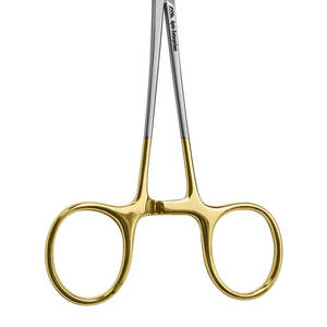 Soporte de aguja de 130 mm Halsey Tc soporte de aguja Dental fórceps instrumentos quirúrgicos laparoscópicos pinzas de agarre - Product Image 6