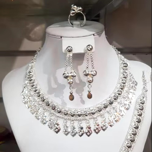 DDP Classic 24K chapado en oro Vintage moda joyería conjunto cobre brazaletes collar pendientes-para EE. UU. Francia-Comoras estilo Mayotte - Product Image 1