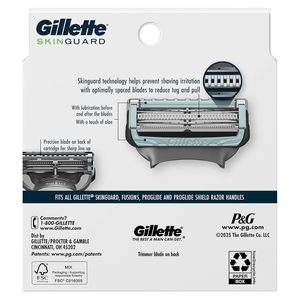 Lames de rasoir Gillette SkinGuard pour hommes, 8 recharges - Product Image 6