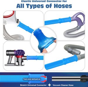 Kit de nettoyage de conduit de sèche-linge, 2 pièces, compatible avec la plupart des aspirateurs, brosse à peluches pour sèche-linge et accessoire pour tuyau d'aspirateur - Product Image 4