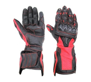 Guantes de carreras de invierno de Motocross de cuero Premium Tecnología de pantalla táctil Protección de manos Equipo deportivo para ciclismo Hecho Pakistán - Product Image 5