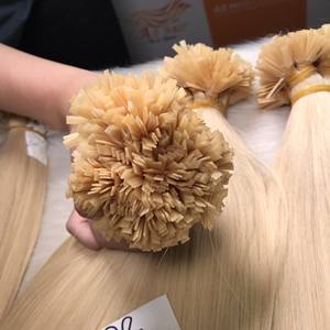 Extensions de cheveux humains 100% vierges de qualité russe, double trame, pointe plate, cheveux naturels du Vietnam - Product Image 3