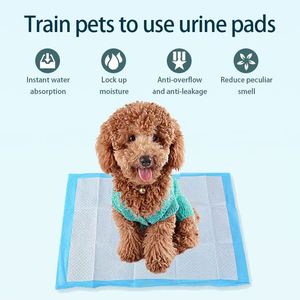 Tapis de toilette jetable super absorbant, respirant et doux pour la peau pour chiots, tapis d'hygiène pour animaux de compagnie, tapis de protection pour chien, pour l'urine des chiens - Product Image 3