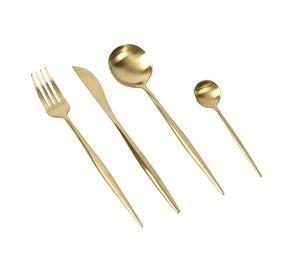 Ensemble de couverts en acier inoxydable au design antique vente en gros élégant ensemble de couverts de fête d'affaires ensemble de couverts de ménage de cuisine royale - Product Image 1