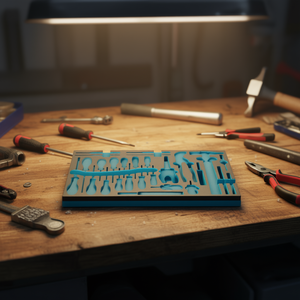 Inserto de Espuma Suave de 2 Componentes Hazet para Cajas de Herramientas 163-31/27 - Product Image 3