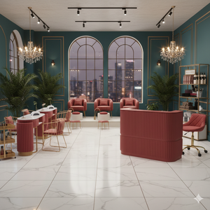 Ensemble de chaises ou de canapés en bois modernes pour salon de coiffure, centre commercial, hôtel, supermarché, salon de luxe, mobilier d'extérieur - Product Image 4