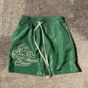 2024 personnalisé imprimé haute Streetwear Shorts basket-ball hommes Shorts Double couche Sublimation plaine Polyester 5 pouces entrejambe Gym - Product Image 3