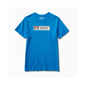 T-shirt Grafica Lucis da Uomo Reef, Taglia XX-Large, 100% Cotone Organico, Tessuto Jersey Blu, Stampa Serigrafica - Product Image 2