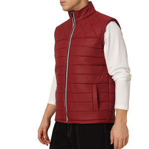 Chaleco acolchado transpirable OEM para hombre, chaleco de invierno sin mangas a prueba de viento, ropa de abrigo elegante de calidad superior - Product Image 3