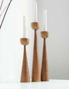 Juego de 3 piezas hecho en La India, juego decorativo de madera, portavelas X Mas Day, regalo, logotipo personalizado, portavelas de madera para el hogar X Mas Day - Product Image 1