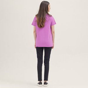 Venta al por mayor personalizado verano Camisetas unisex mejor calidad con decoración de cuentas diseño OEM para las mujeres precio barato - Product Image 4