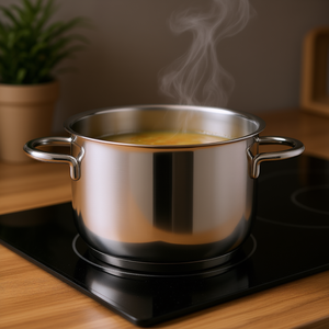 Olla para Sopa y Caldo DELIZIOSA de Acero Inoxidable Cromado Pulido de 20 cm, Modelo Lagostina 010733020420 - Product Image 3