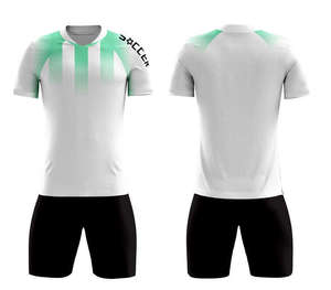 Uniformes de football pour enfants de haute qualité Ensembles d'uniformes de football pour jeunes Kits d'entraînement confortables personnalisés à manches courtes Vente en gros - Product Image 5