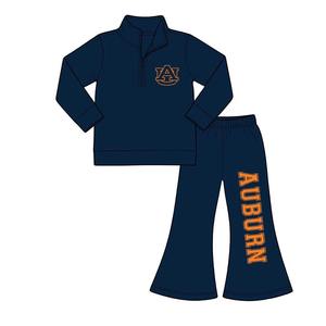 Conjunto Deportivo Escolar para Niños Pequeños, Sudadera de Forro Polar, Pantalones Deportivos a Cuadros, Atuendo Informal - Product Image 2