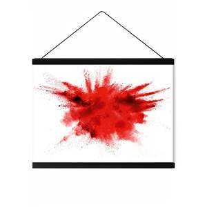 Minimalist Black MDF Magnetic <b>Poster</b> Strips 92.5 cm Pair for Home Decoration Hanging Function - Product Image 6