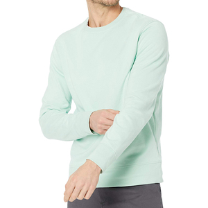 เสื้อสเวตเตอร์คอกลมของผู้ชายสำหรับทุกเพศเสื้อมีฮู้ดปรับแต่งได้สำหรับผู้ชาย100% ผ้าฝ้ายเสื้อคอกลมเปล่า2026 - Product Image 6