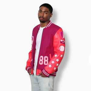 Nouveau Meilleur Design Lettermen Veste Pour La Vente En Ligne Veste D'hiver Nouveau Meilleur Meilleur Design Lettermen Broderie Veste Pour La Vente En Ligne - Product Image 1