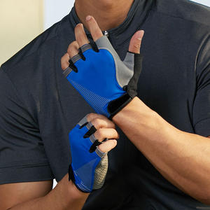 Gant de cyclisme personnalisé de la meilleure qualité en cuir Gants de cyclisme Original Sports Demi-doigt antidérapant en néoprène pour hommes et femmes - Product Image 2