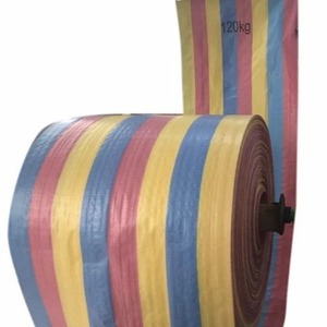 ม้วนผ้าโพลีโพรพิลีนหลากสีสดใสเหมาะสำหรับการผลิตถุงผ้า PP ทอคลุมพื้นและแผ่นป้องกัน - Product Image 1
