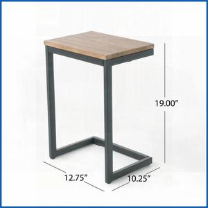 Mesa de Centro Moderna y Elegante de Madera y Metal Ecológica para Salas de Estar, Hoteles y Cafeterías - Product Image 6