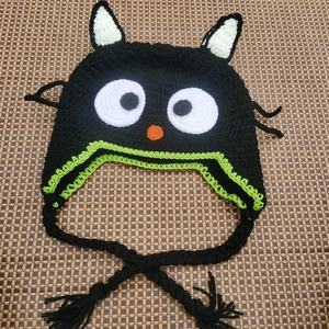 Custom Black Cat Crochet <b>Bonnet</b> Pattern for Adult Party or Outdoor Adventures Includes Beanie Tutorial - Product Image 5