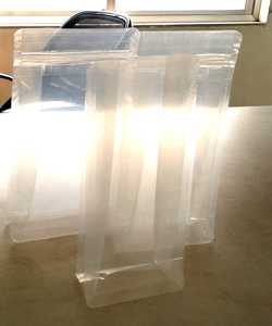 Bolsa transparente de pie Bolsas de plástico - Product Image 3