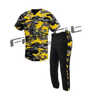 Ensemble d'uniformes de baseball respirants pour hommes sur mesure maillot et pantalon d'équipe pour les tournois et l'entraînement des clubs de baseball - Product Image 4