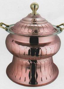 Réchaud en cuivre pour banquet Nouveau design Luxe Vente en gros Nouveau design standard Réchaud de décoration pour restaurant - Product Image 3