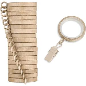 Luxury Wooden <b>Curtain</b> Ring Durable Natural Round Smooth Wood <b>Curtain</b> Ring For <b>Drapes</b> <b>Curtains</b> And Stylish Home Decoration - Product Image 5