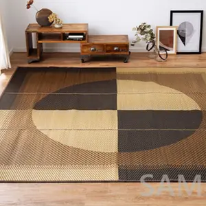 Domestic rush rug moonlight 191 x 191 cm( Japan Quality)