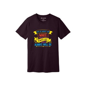 Camiseta de algodón 100% con temas de amabilidad, estampado de estilo informal, 12 opciones de color, 160-180, colocación de diseño personalizable GSM pesado - Product Image 4