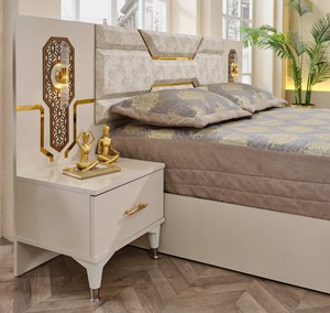 ชุดห้องนอนที่สะดวกสบายสำหรับโฮมออฟฟิศ โรงแรม วิลล่า บ้านไร่ เฟอร์นิเจอร์สวยงามสำหรับการนอนหลับ - Product Image 3