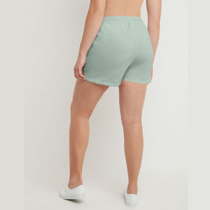 กางเกงขาสั้นลำลองระบายอากาศดี สไตล์แบ็กกี้ สำหรับฤดูร้อน ผ้าฝ้ายฟลีซ 400 กรัม มีซิปและกระเป๋า เหมาะสำหรับออกกำลังกาย ผู้หญิง - Product Image 3