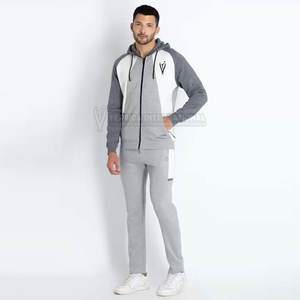Conjunto de chándal para hombre Combinación de colores a la moda Sudadera con capucha y pantalones para correr Conjunto de chándal cómodo para hombre - Product Image 3