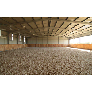 Construction rapide pré assemblage poutres lumière i colonne conception acier encadré kits simple largeur arena hangar à chevaux - Product Image 2