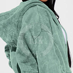 Sweat à capuche délavé et pantalon de jogging vintage ensemble vêtements quotidiens pour femmes survêtement délavé à l'acide ensemble de survêtement pour femmes à la mode - Product Image 6