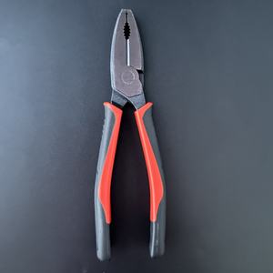 Mango de PVC suave rojo 2024, cable óptico de la CR-MO, herramienta de bricolaje multiusos, alicates de combinación, abrazaderas de palanca directas para laboratorios - Product Image 3