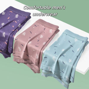 Nueva Llegada, Calzoncillos Boxer de Alta Calidad para Hombre, Transpirables, con Logotipo Personalizado en la Cintura, de Algodón, Sólidos - Product Image 3